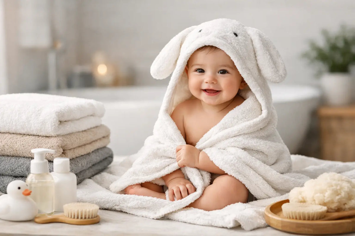 How to Choose Safe Bath Towels for Babies