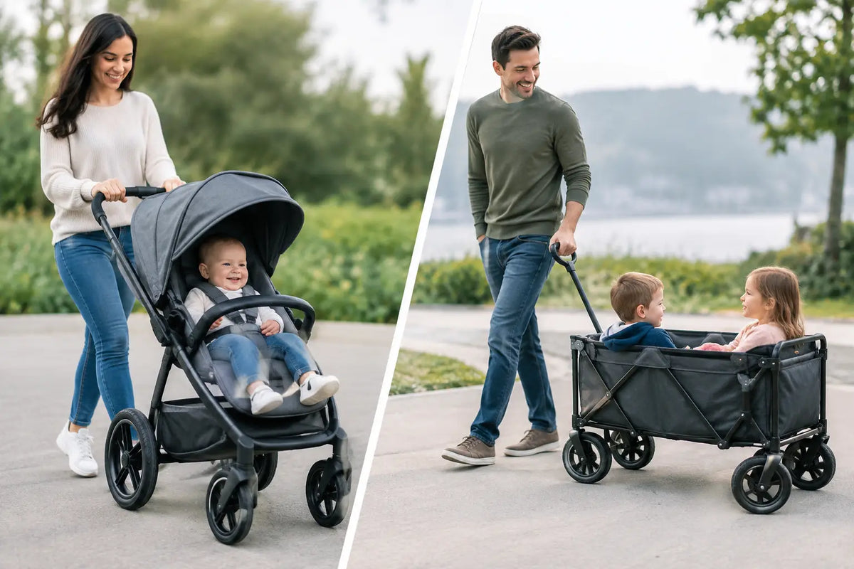 Infant Stroller Versus Wagon: Which Fits?
