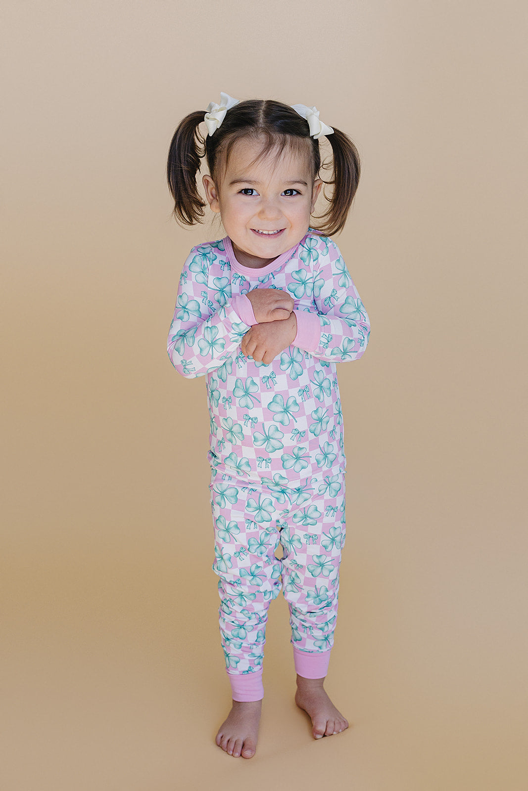 Bamboo Two Piece Set | Shamrock & Bows