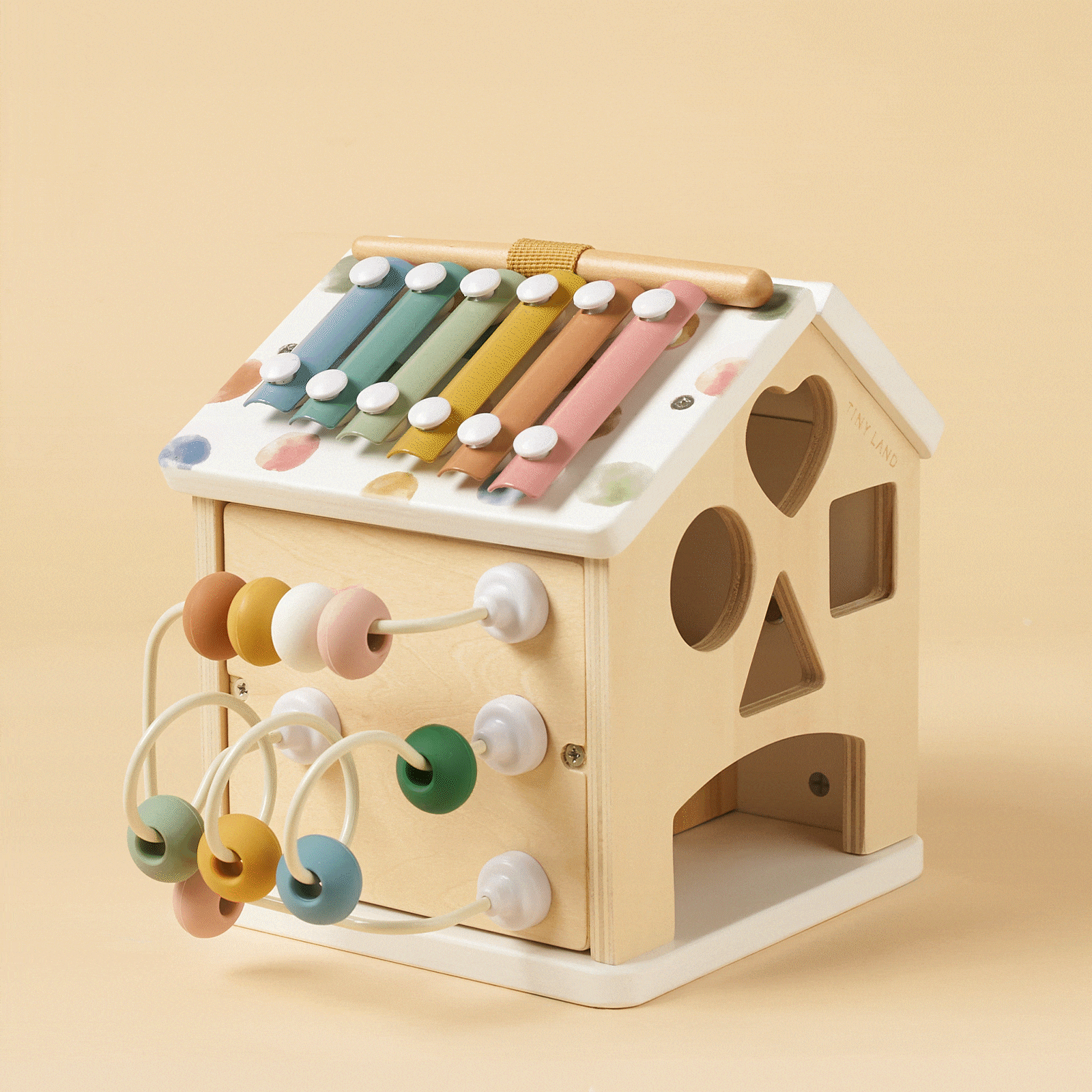 Cottage Activity Cube - Morandi