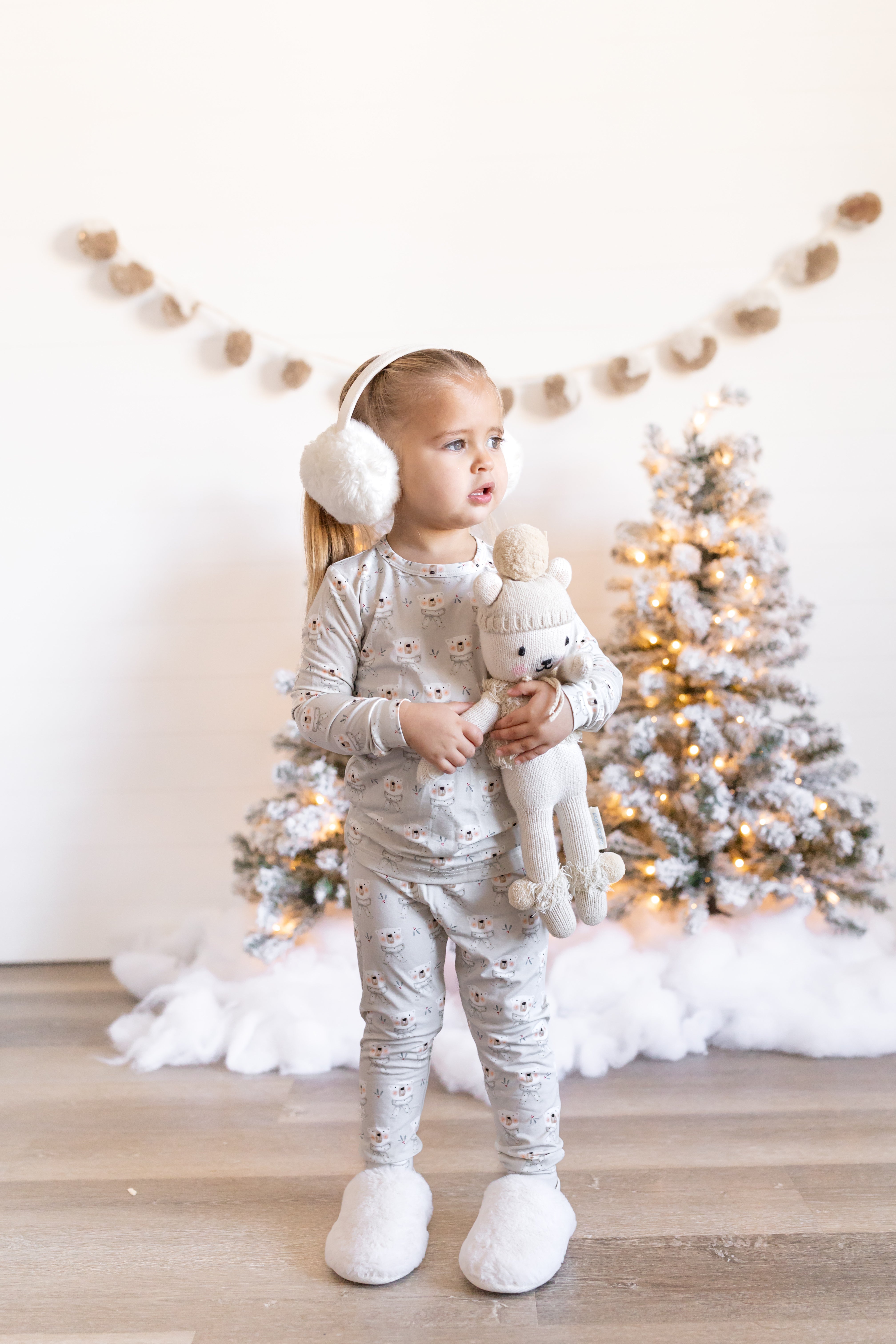 Polar Bear 2pc Bamboo Pajamas