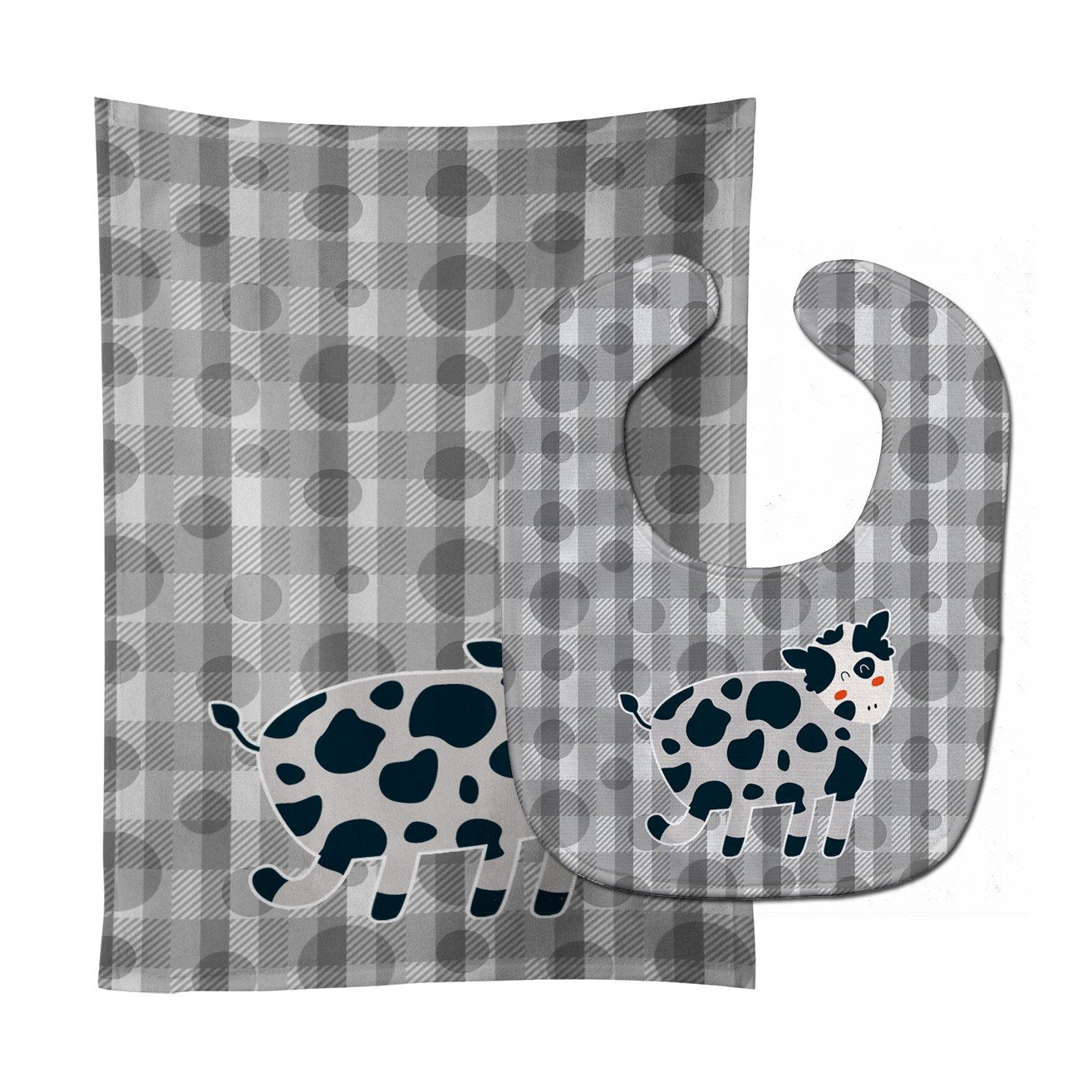 Cow Baby Bib & Burp Cloth BB6764STBU