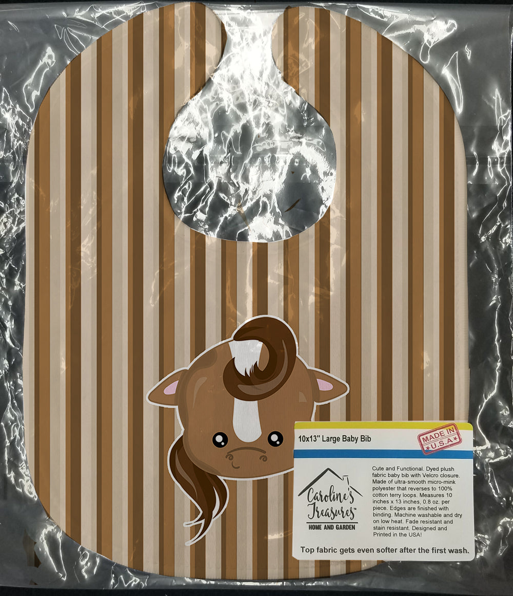 Horse Face Baby Bib
