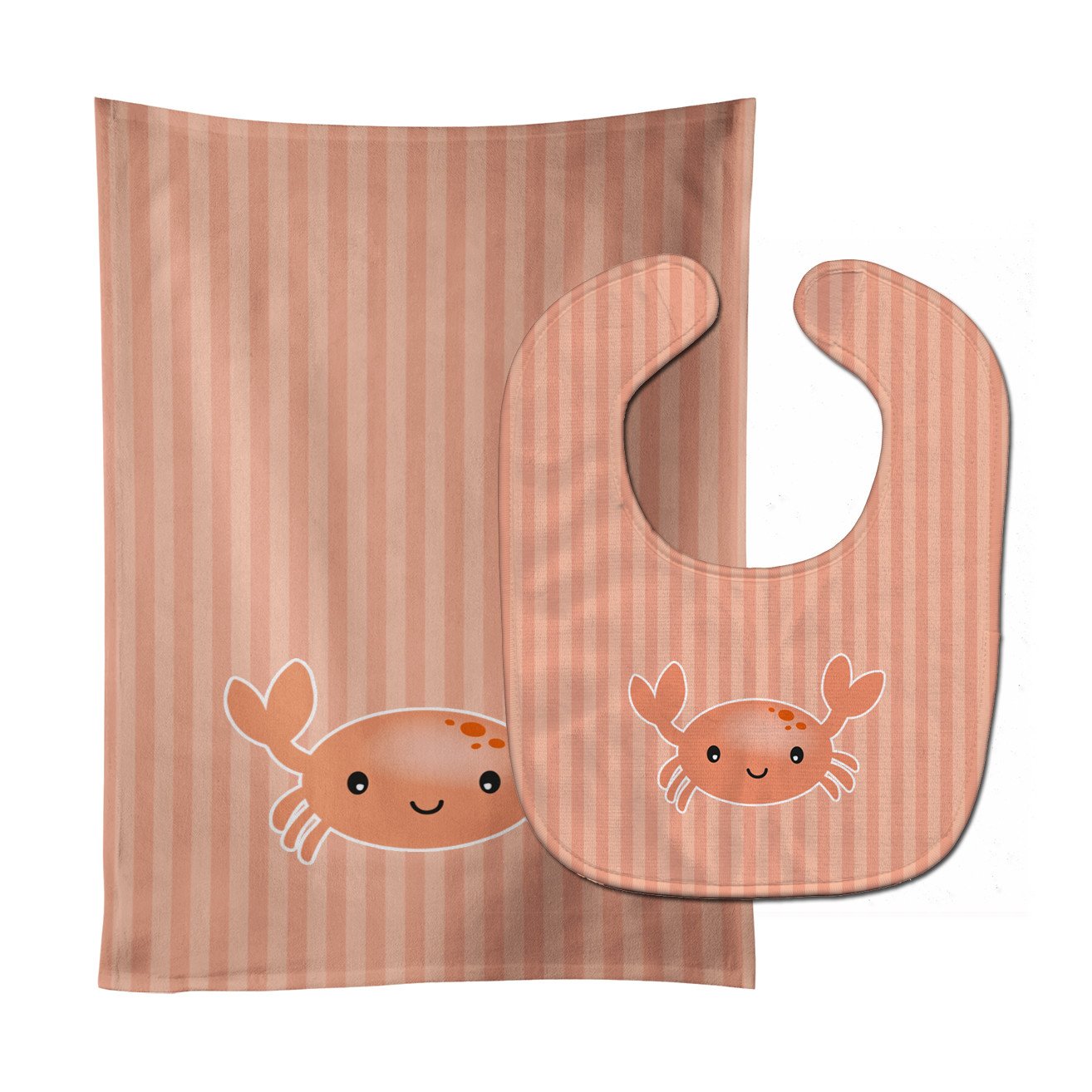 Crab Baby Bib & Burp Cloth BB7121STBU