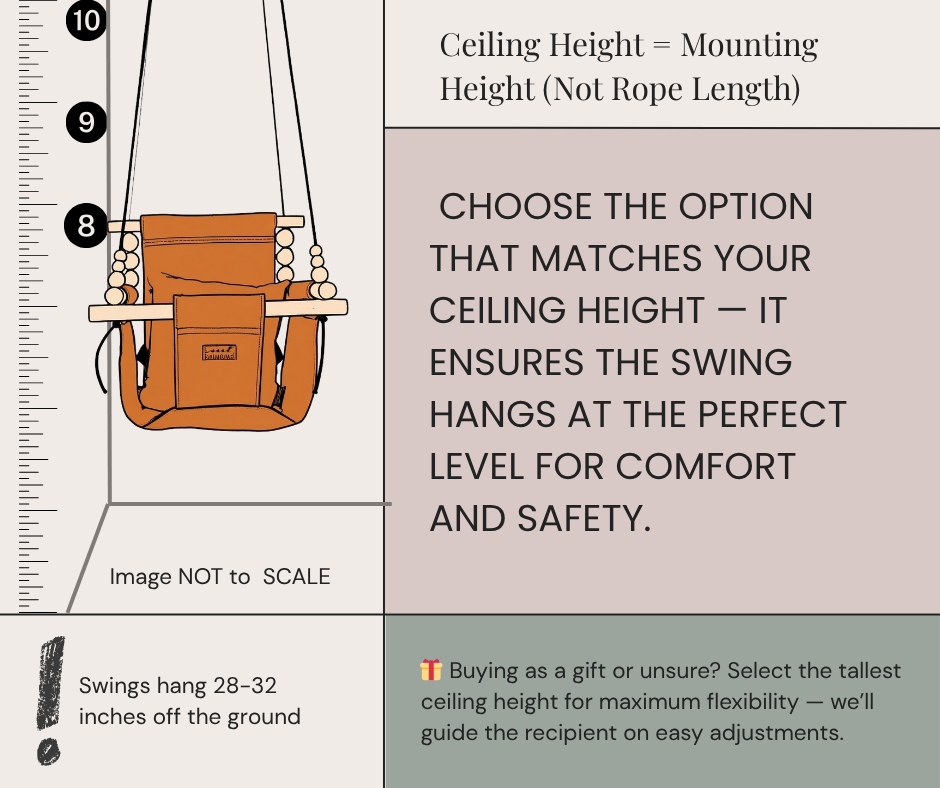 Indoor High Back Baby & Toddler Swing-Gray