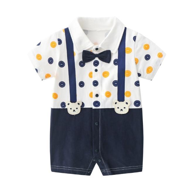 Newbor Summer Romper Jumpsuit Sleepwear In Casual Style for New Born Baby Boys and Girls for Baby Boys Cotton Jumpsuit 0-12M