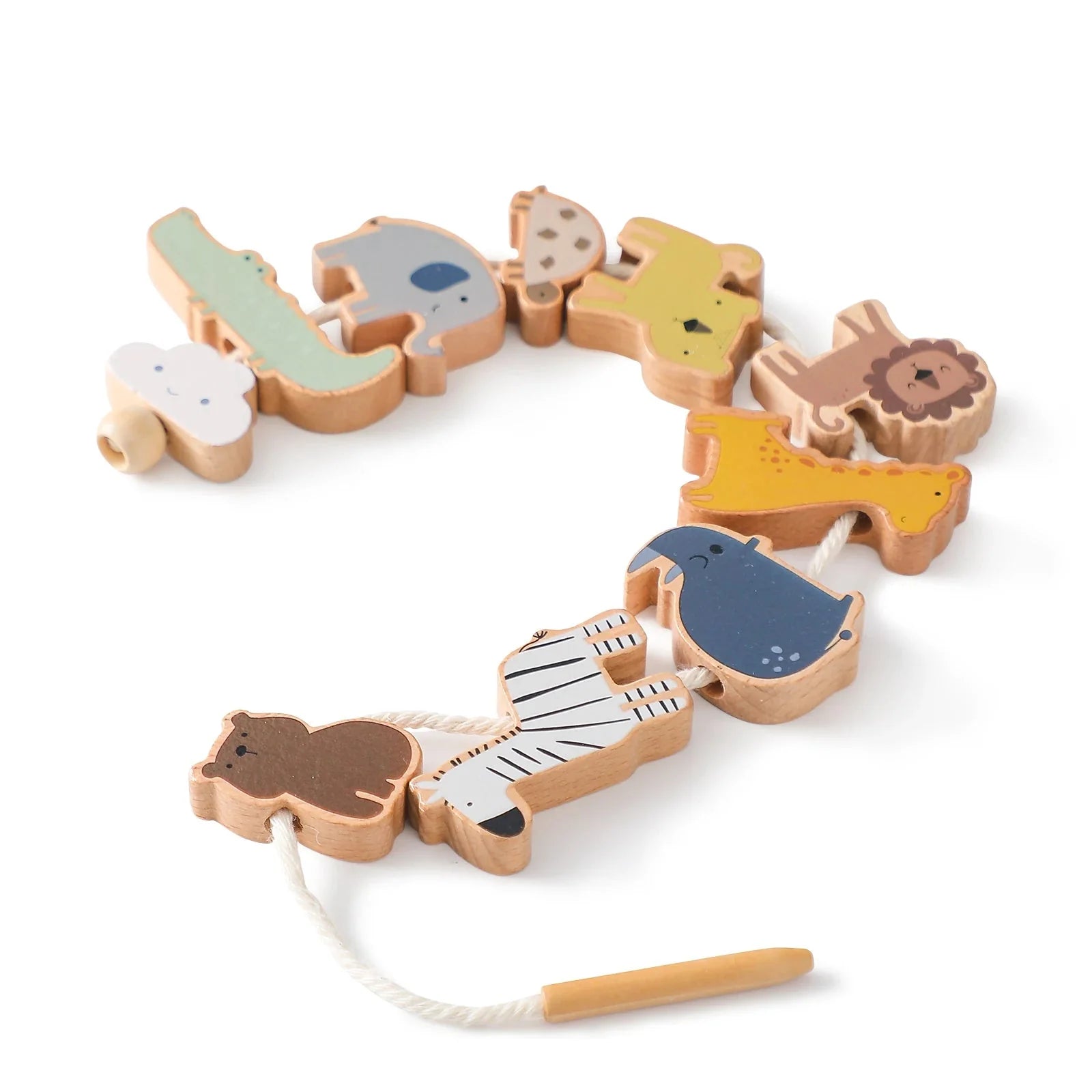 Montessori Cloth Busy Box Animal Tissue Toy