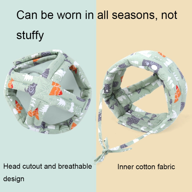 Baby Breathable Anti-fall Head Protective Cap Baby Protective Cap Toddler Bumper Cap, Spec: Starfish Antlers