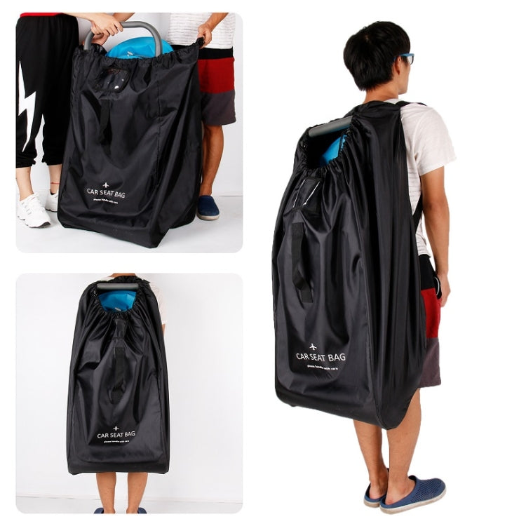 Car Child Safety Seat Travel Bag Baby Stroller Wheelchair Storage Bag(Blue)