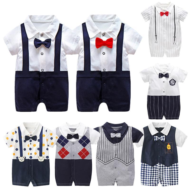 Newbor Summer Romper Jumpsuit Sleepwear In Casual Style for New Born Baby Boys and Girls for Baby Boys Cotton Jumpsuit 0-12M