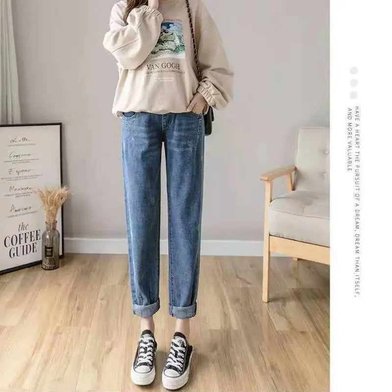 Trendy Maternity Fleece Pants for Moms - # WOAA21410010 - PRG