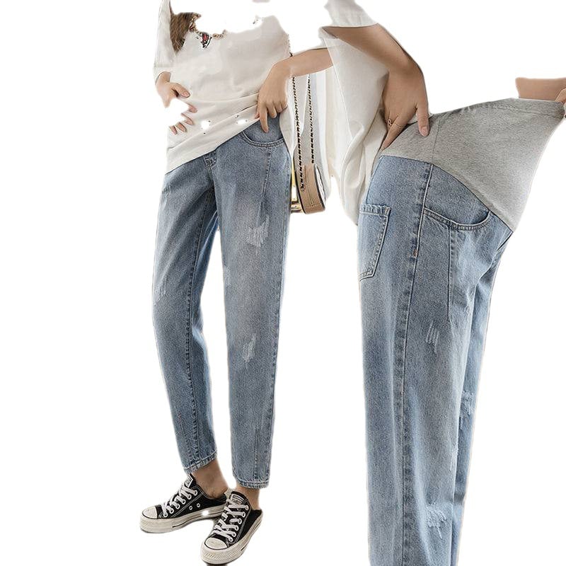 Trendy Maternity Fleece Pants for Moms - # WOAA21410010 - PRG