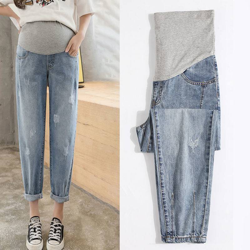 Trendy Maternity Fleece Pants for Moms - # WOAA21410010 - PRG